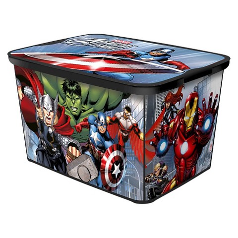 avengers toy bin organizer