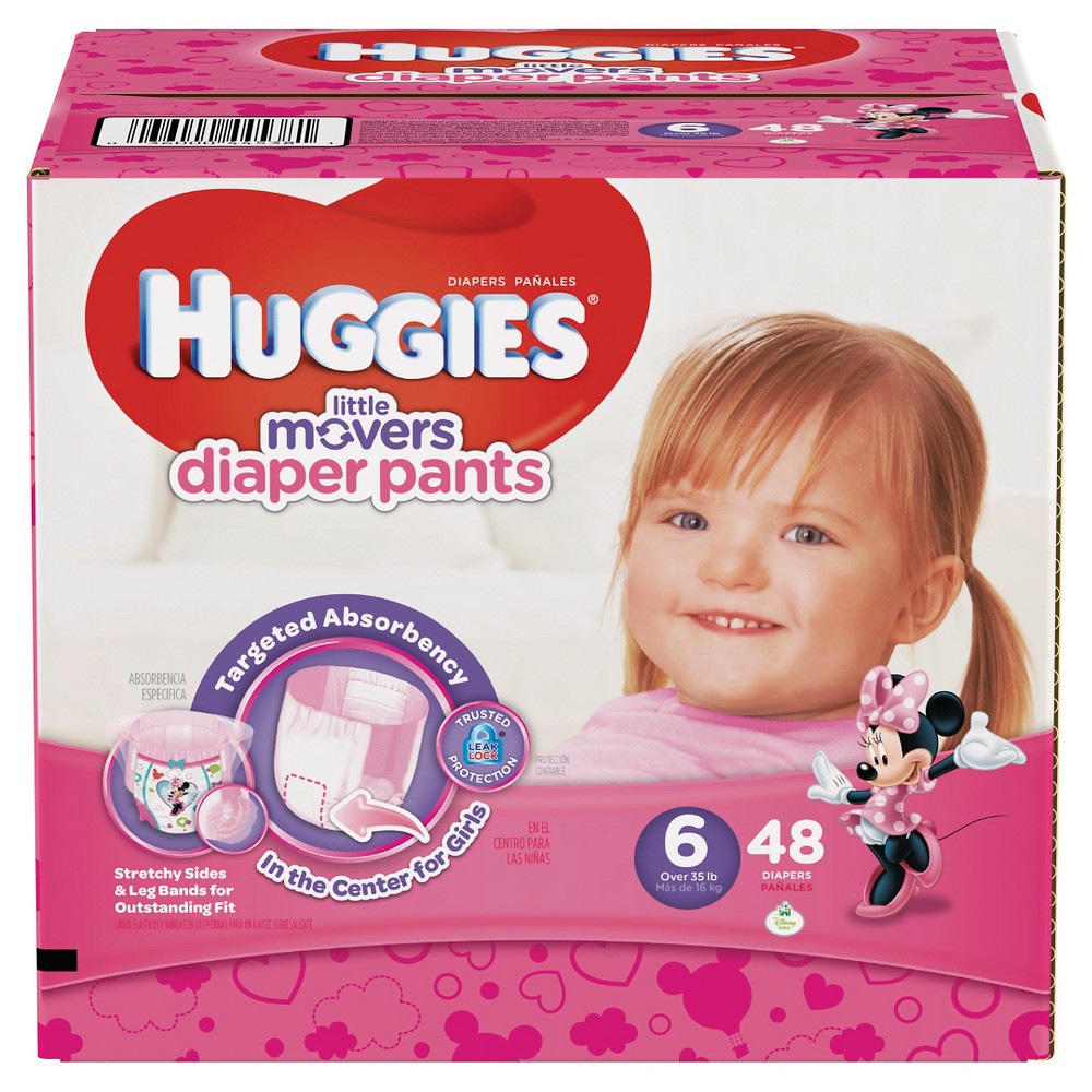 Huggies Little Movers Diapers, Size 6 UPC & Barcode