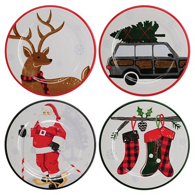 Threshold Dinner Plate - Melamine Decal (Set of 4)