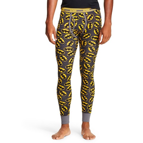 Men's Batman Long Underwear Pant Black