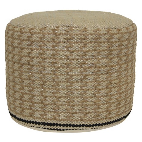 Nate Berkus™ Metallic Jute Pouf