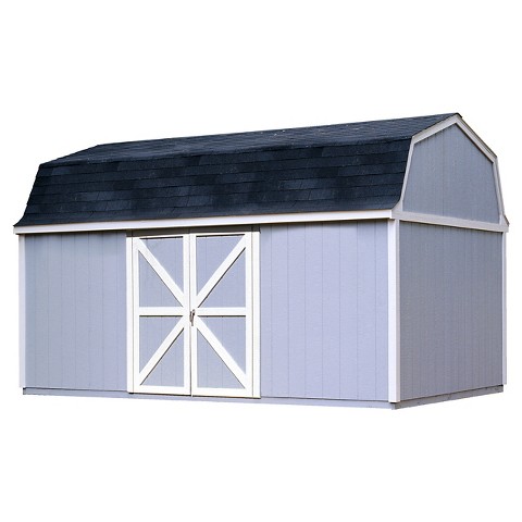 Berkley Wooden Storage Shed with Floor Kit product details page