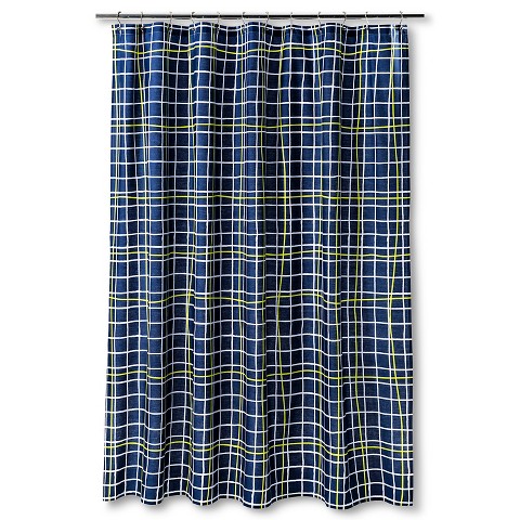 Where To Buy Window Curtains Navy and Light Blue Shower C