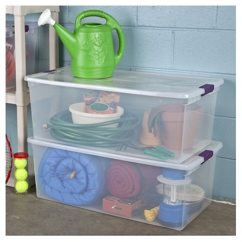 Sterilite ClearView 110 Qt. Latching Storage Tot... : Target