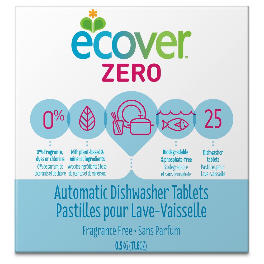 UPC 728997240031 product image for Ecover Zero Automatic Dishwasher Tablets - 17.6oz | upcitemdb.com
