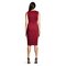 Women's Embellished Neckline Sheath Dress - Peacock - Spenser Jeremy. Additional View 2