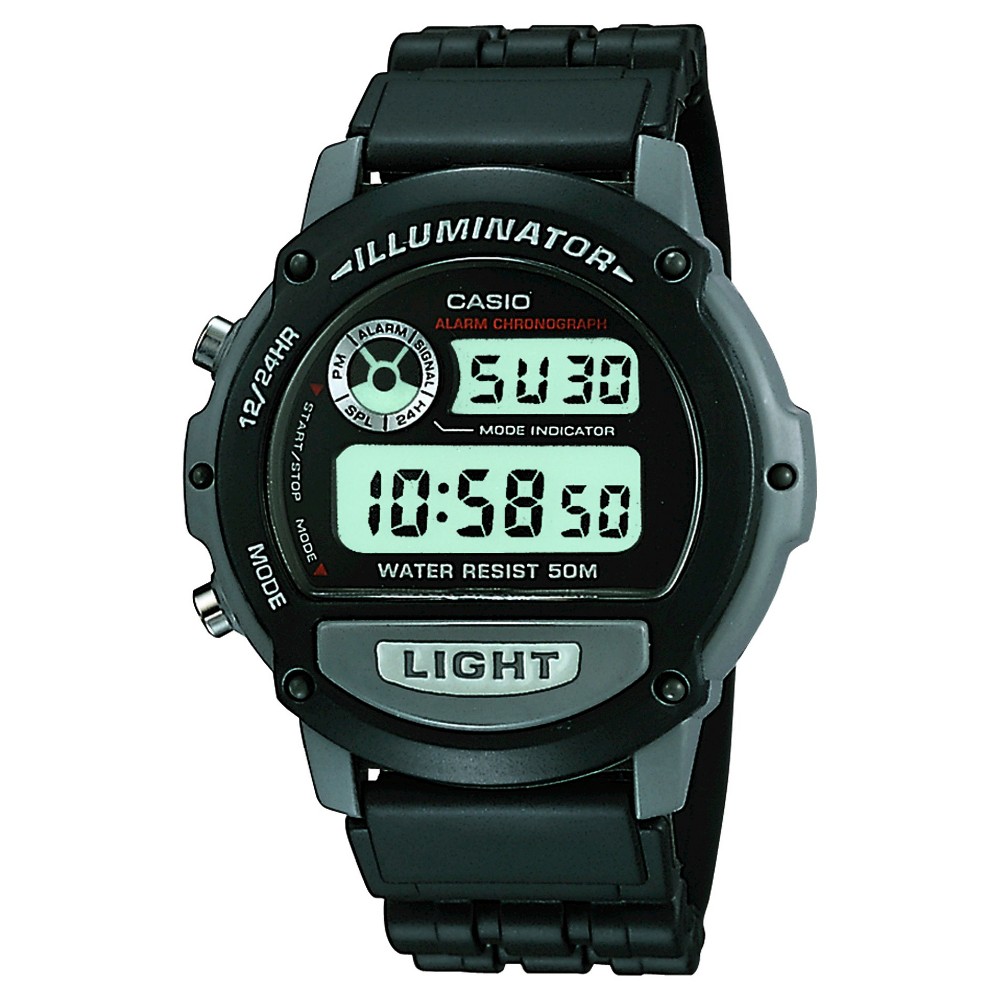 UPC 079767552503 product image for Casio Men's Digital Sport Watch - Black - W87H-1V | upcitemdb.com