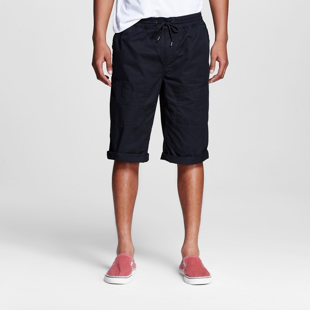 mens long jogger shorts