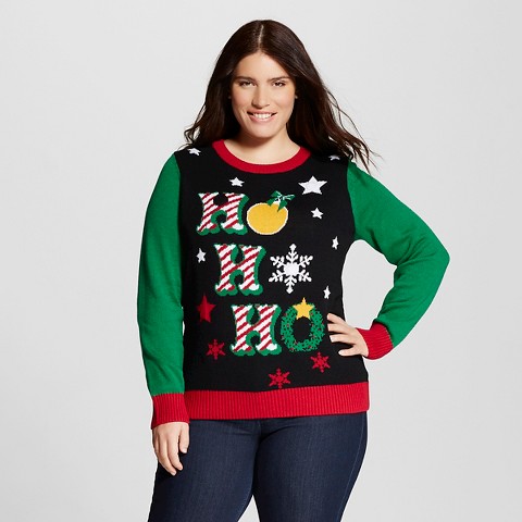 Target plus size ugly sweaters live