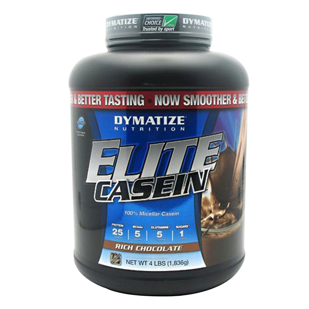 UPC 705016226160 product image for Dymatize Elite Rich Chocolate Casein Protein Powder - 4 lb | upcitemdb.com