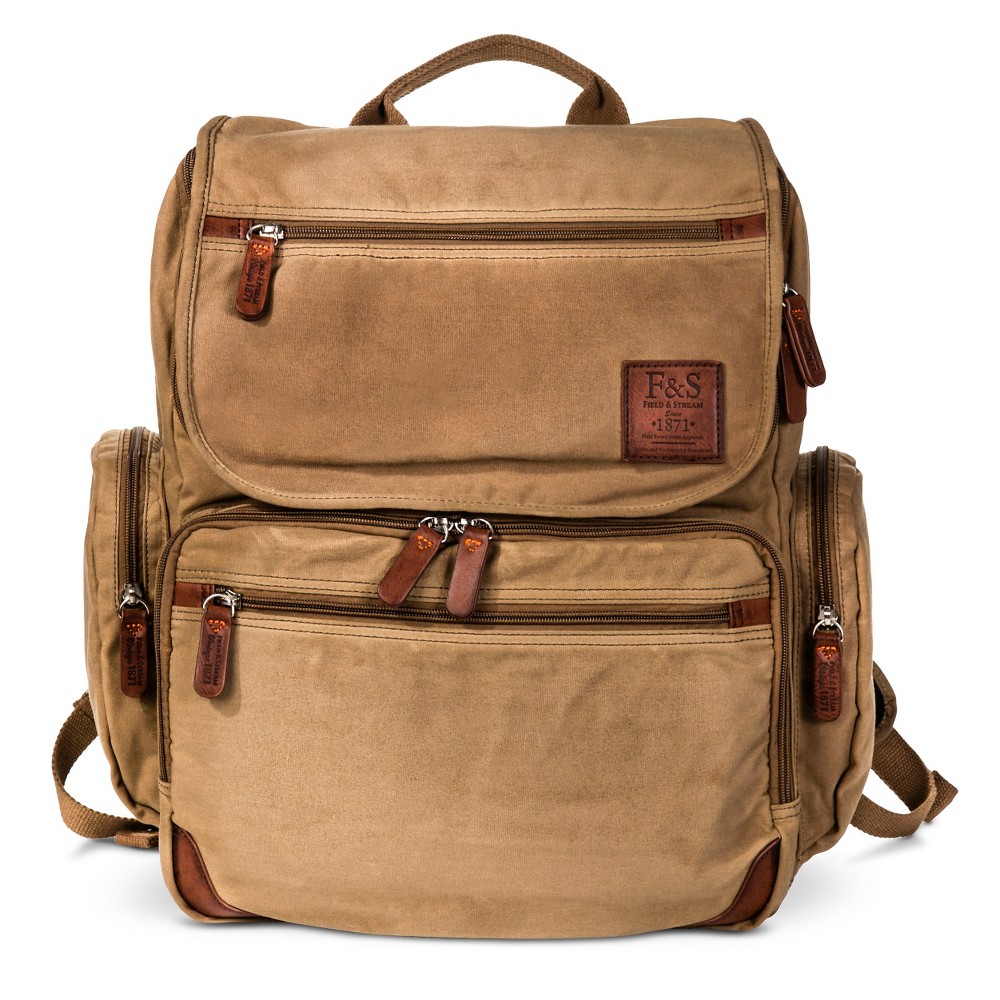 UPC 043345107737 Field Stream Men s Huntington Oiled Canvas Backpack Tan Lt Tan upcitemdb