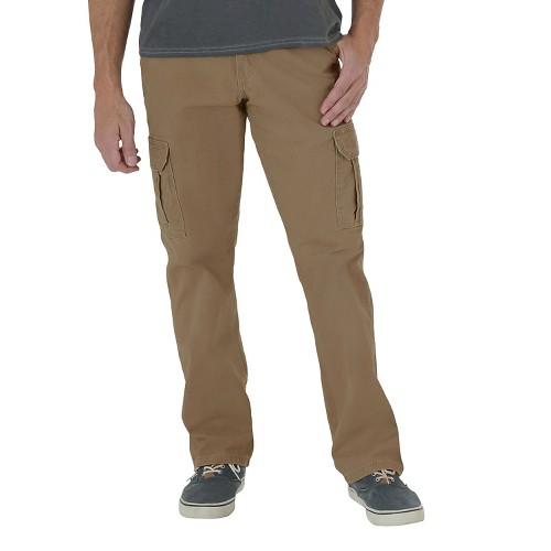 men's wrangler twill cargo pants