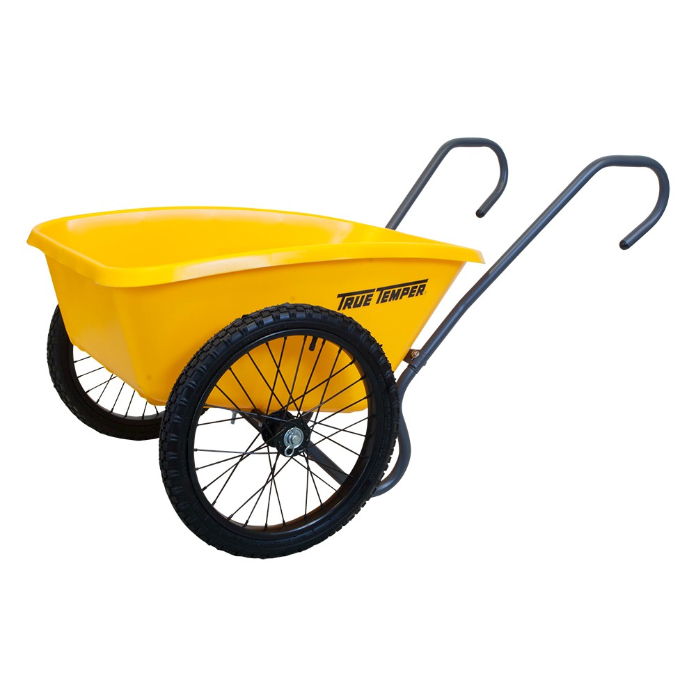 UPC 049206039261 product image for Lawn Cart: Ames 5 cubic feet Garden Cart, Yellow | upcitemdb.com