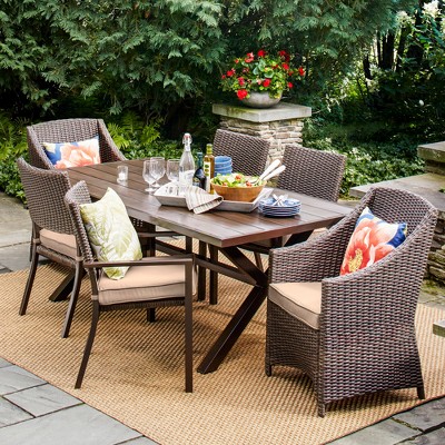 Belvedere 7pc Dining Set- Tan - Threshold™