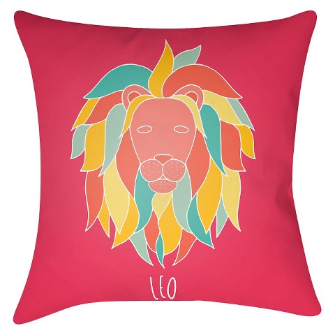Zodiac Spirit - Leo Throw Pillow - Surya : Target