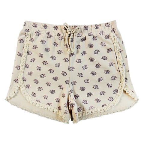Girls Elephant Knit Shorts White - Xhilaration : Target