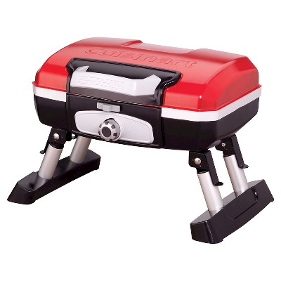 Cuisinart Petite Gourmet Portable Gas Grill Model CGG-180T - Red