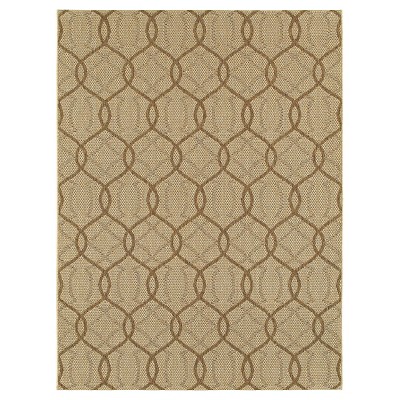 5'x7' Outdoor Rug - Natural Ogee - Smith & Hawken®
