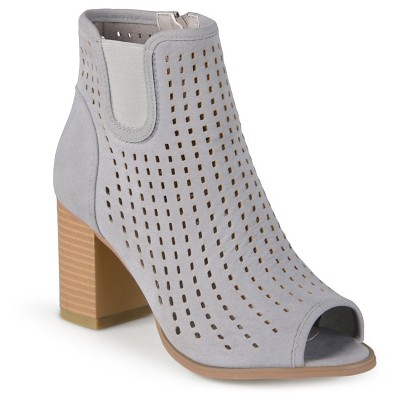 Women's Journee Collection Emm Faux Suede Booties