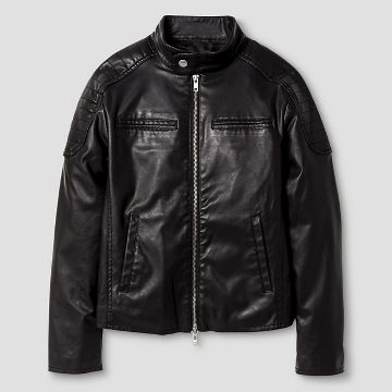Boys Leather Bomber Jacket Clearance - Pl Jackets