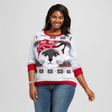 Manhattan target plus size ugly sweaters with three