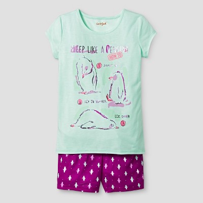 target short sleeve pajama set