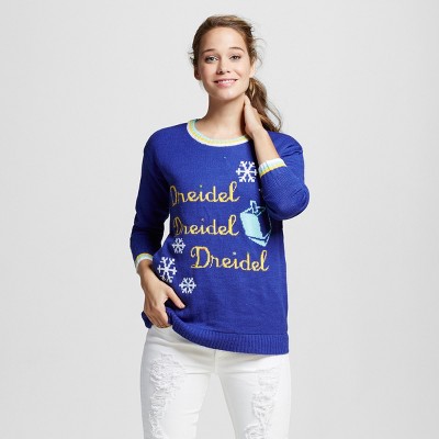 Women's Hanukkah Dreidel Sweater - Xhilaration™ (Juniors')