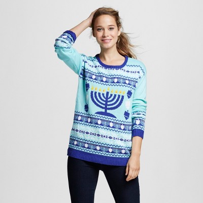 Women's Hanukkah Light-up Sweater - Xhilaration™ (Juniors')