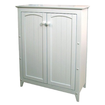 New Kitchen Storage Pantry White Double Door Jelly Cabinet Hot