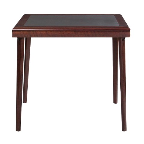 Folding Table Mahogany Finish - Cosco® product details page