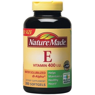 NATURE MADE VITAMIN E DIETARY SUPPLEMENT SOFTGELS