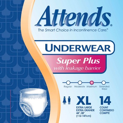 UPC 186679250318 - Attends Underwear Super Plus With Leakage Barrier ...