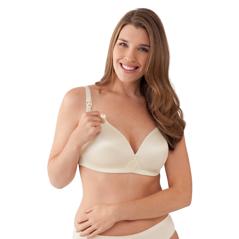 Bliss With Lace Nursing Bra 126   Ivory 40 D/E