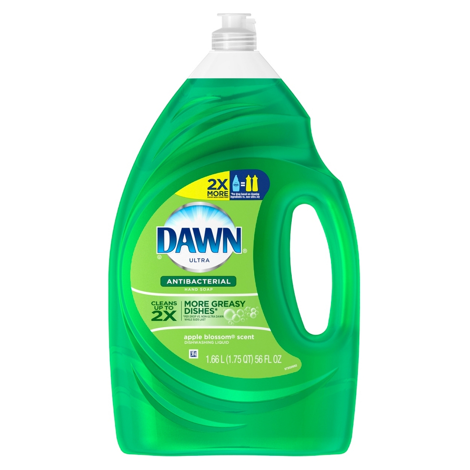 Dawn Ultra Dishwashing Liquid Anti Bacterial   Apple Blossom 56oz