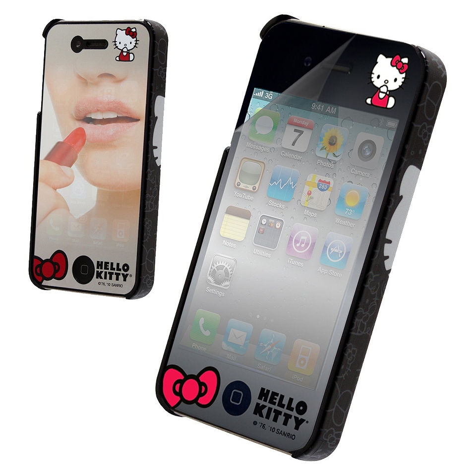 Hello Kitty Premium Clear/Mirrored iPhone 4 Screen Protector 2 Pack