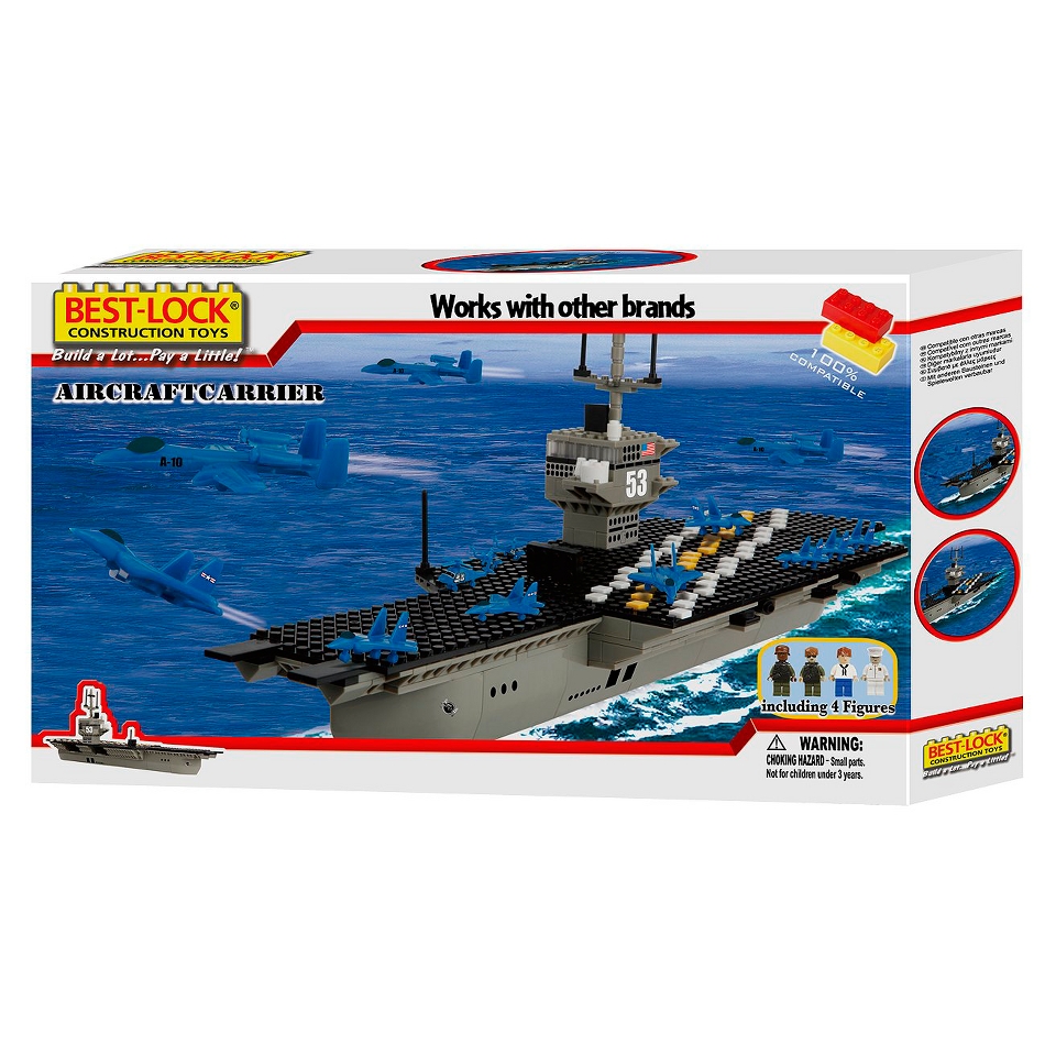 Best Lock Aircraft Carrier Building Set 500 Piece