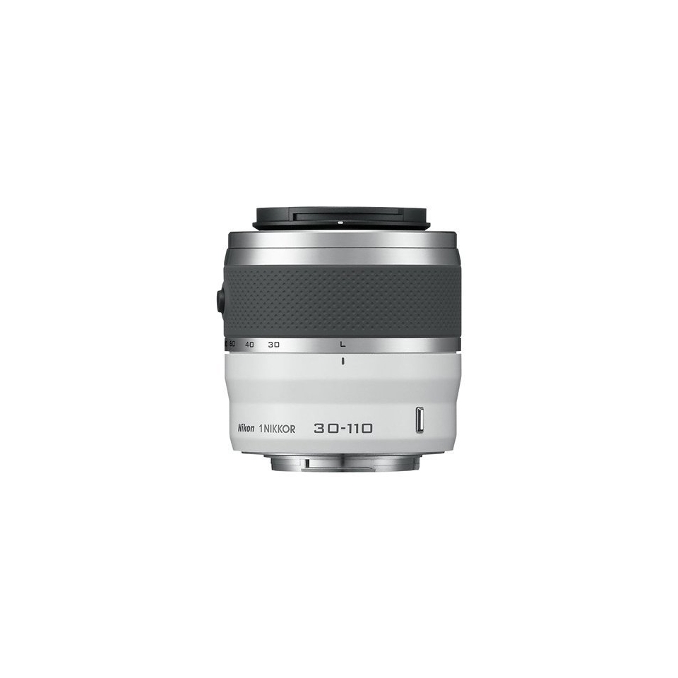 Nikon 1 Nikkor 30 110mm f/3.8 5.6 VR Zoom Lens   White