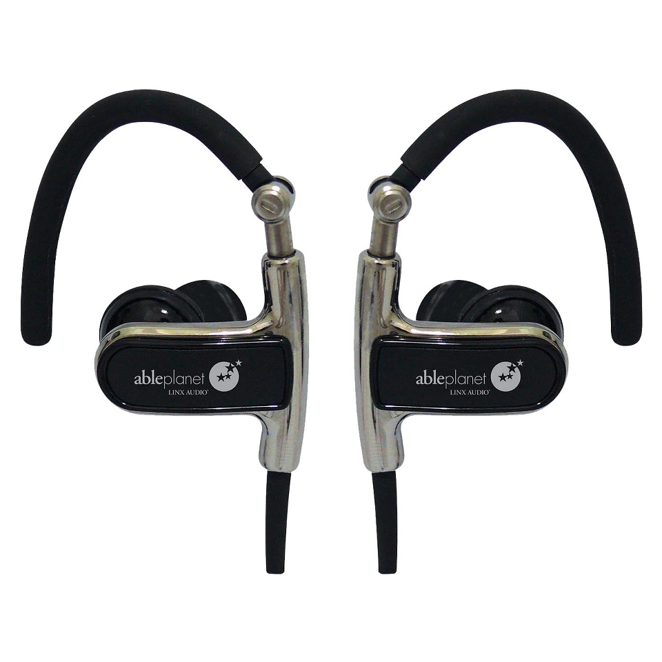 Able Planet Clear Harmony Black Sound Isolation Earphones with Ear