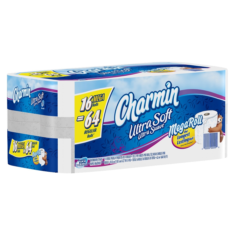 Charmin Ultra Soft Bath Tissue   16 Mega Rolls