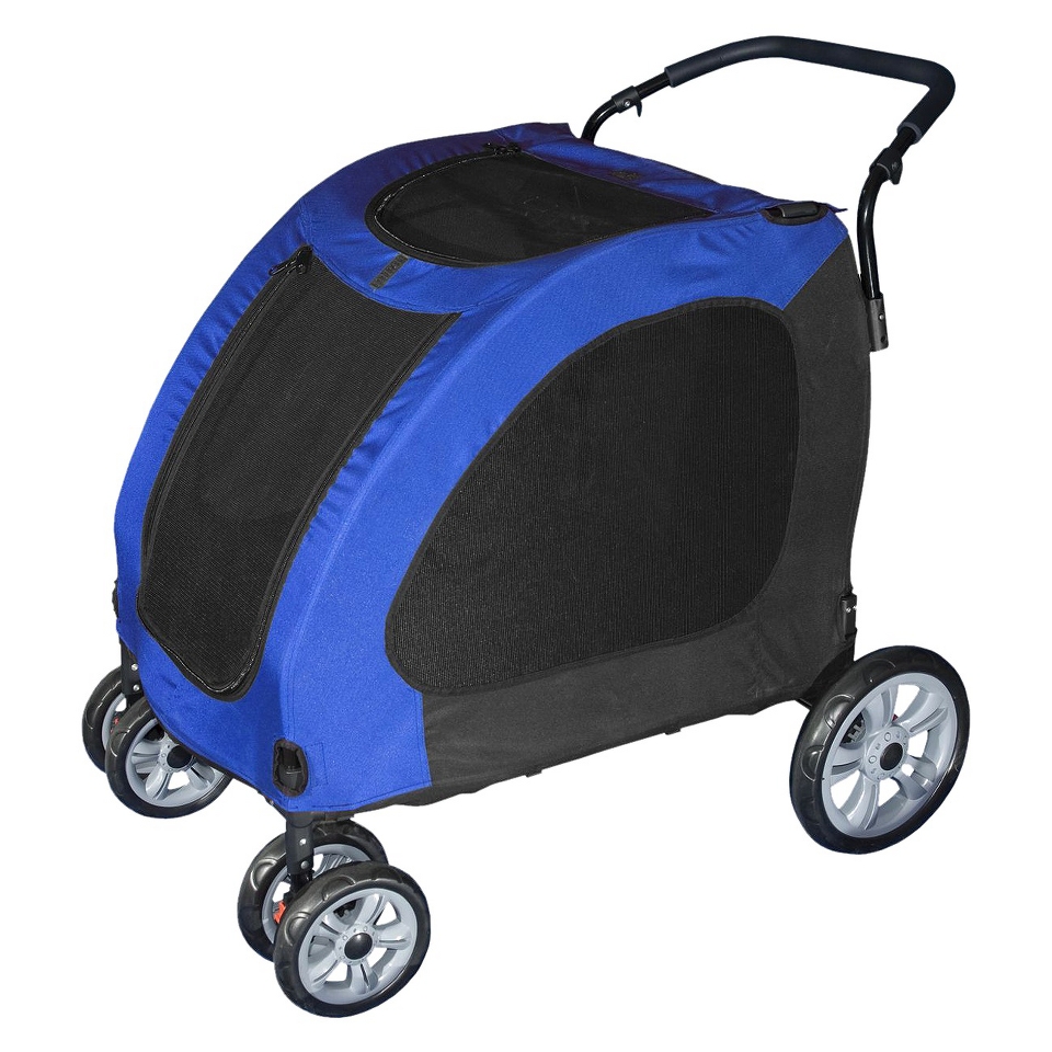 PET GEAR Blue Sky Expedition Pet Stroller, Blue