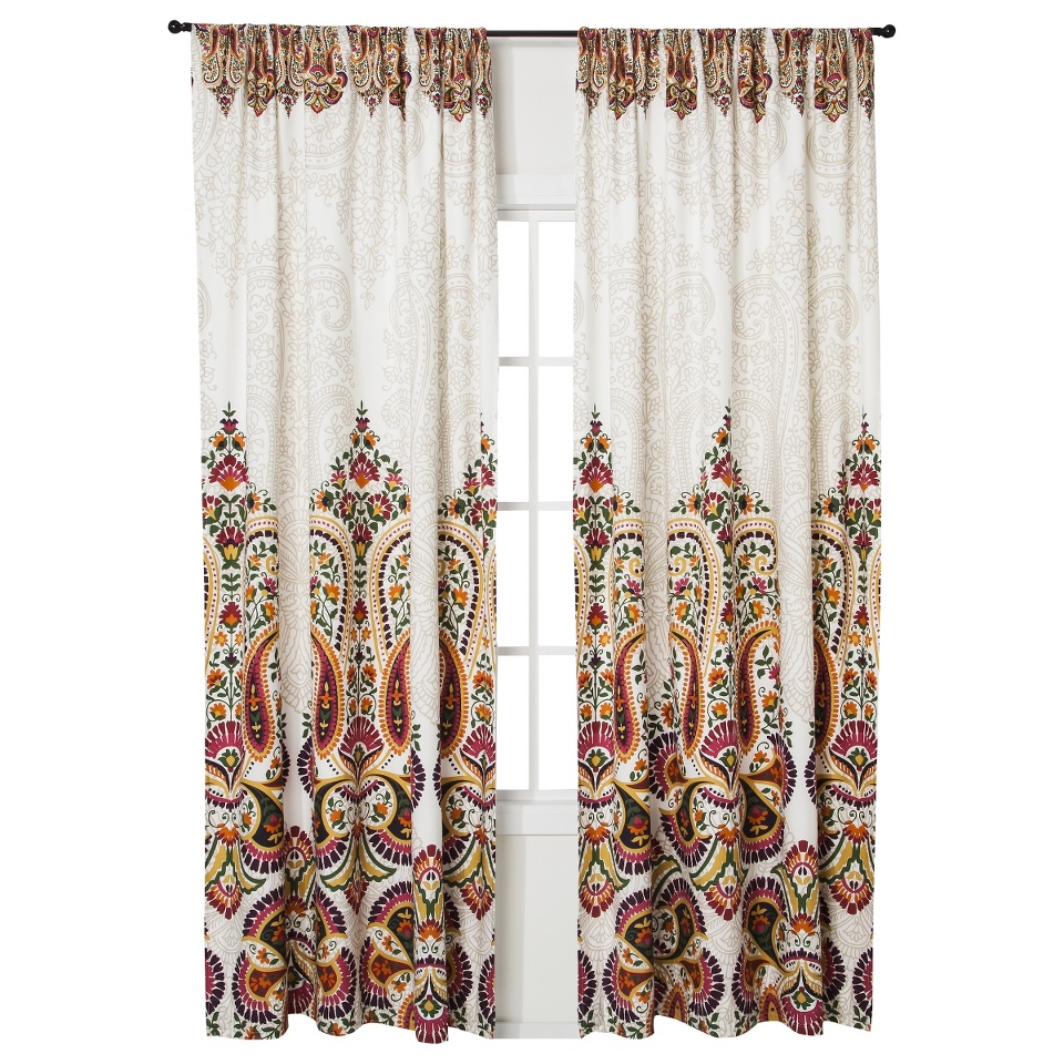 Mudhut™ Samovar Curtain Panel   Cream (55x84)