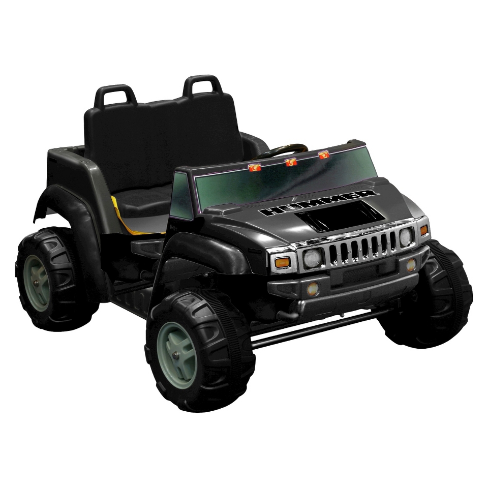 Kid Motorz Hummer H2 12V Two Seater Ride On   Black