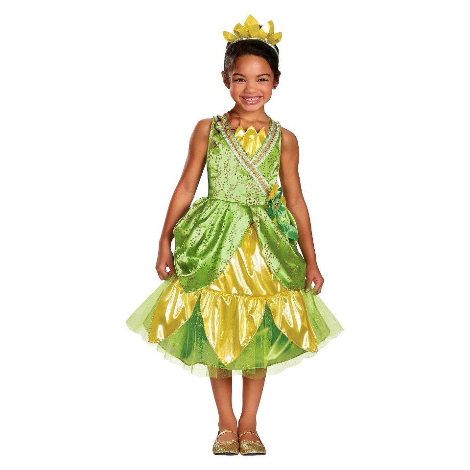 Toddler/Girls Disney Princess Tiana Sparkle Deluxe Costume