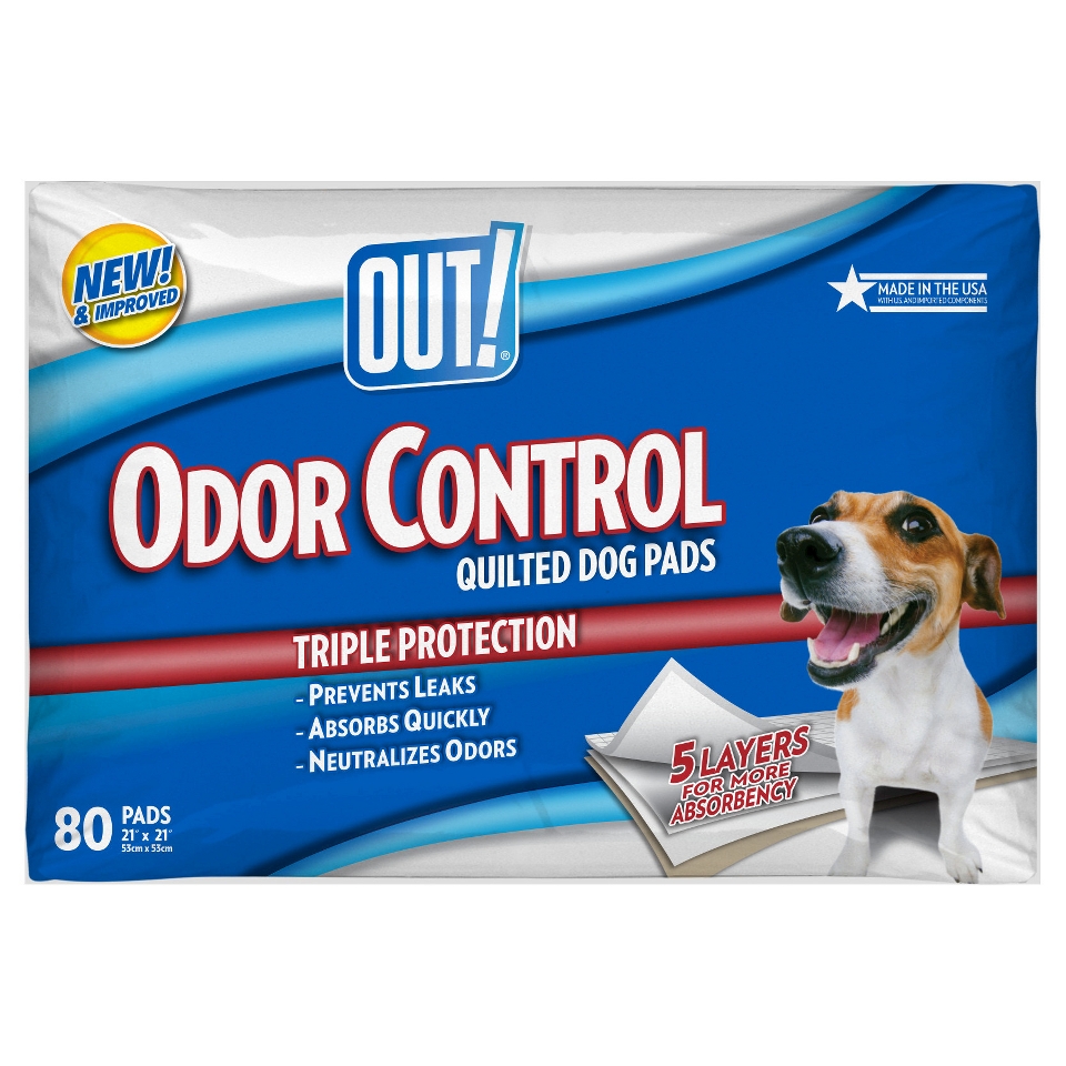 OUT PetCare Go Here Dog Pads 80 ct