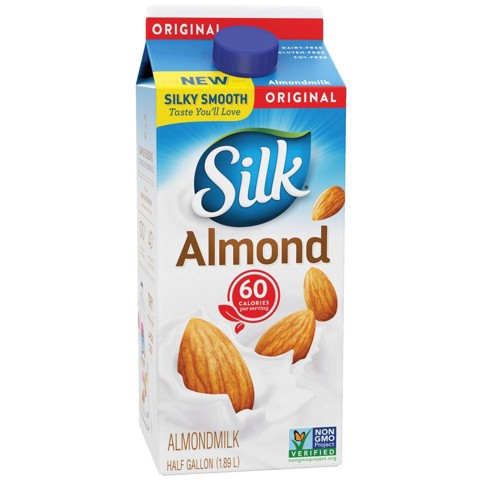 Silk Pure Almond Original Almond Milk 64 oz : Target