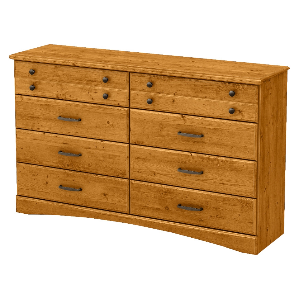 South Shore Cabana Country Pine Horizontal Dresser