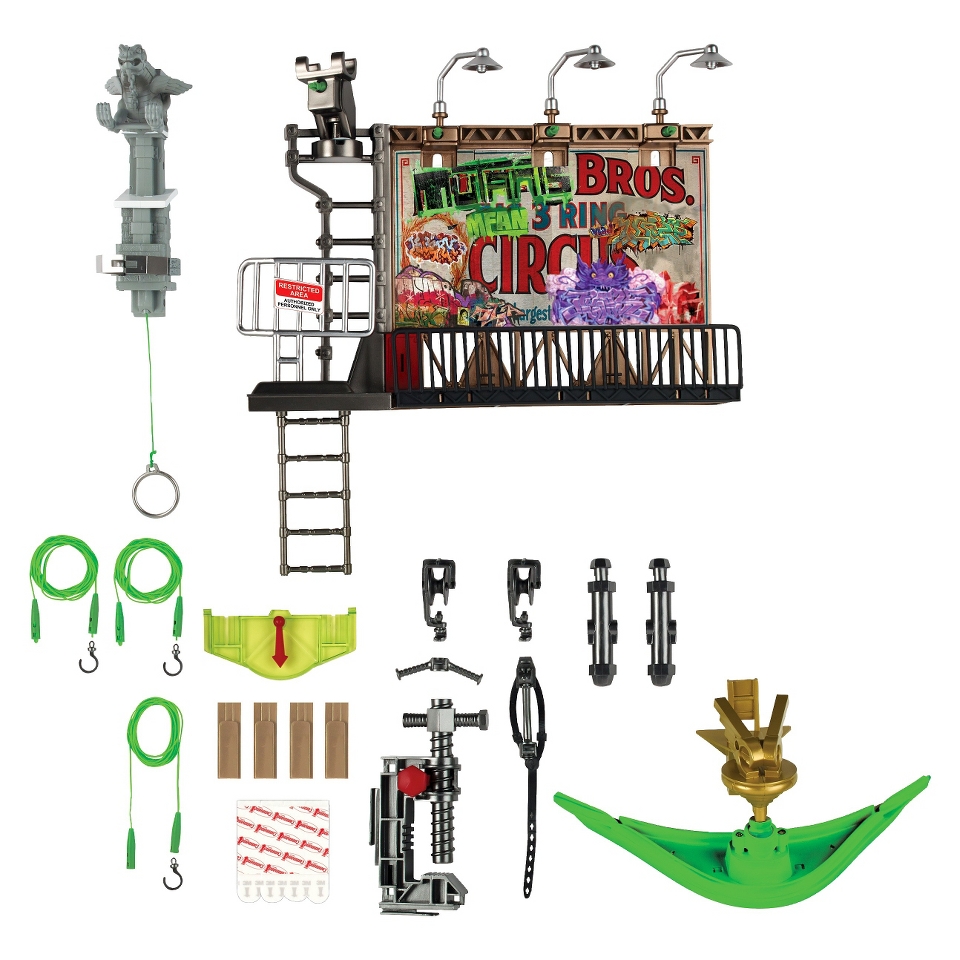 Billboard Breakout Zip line deluxe playset