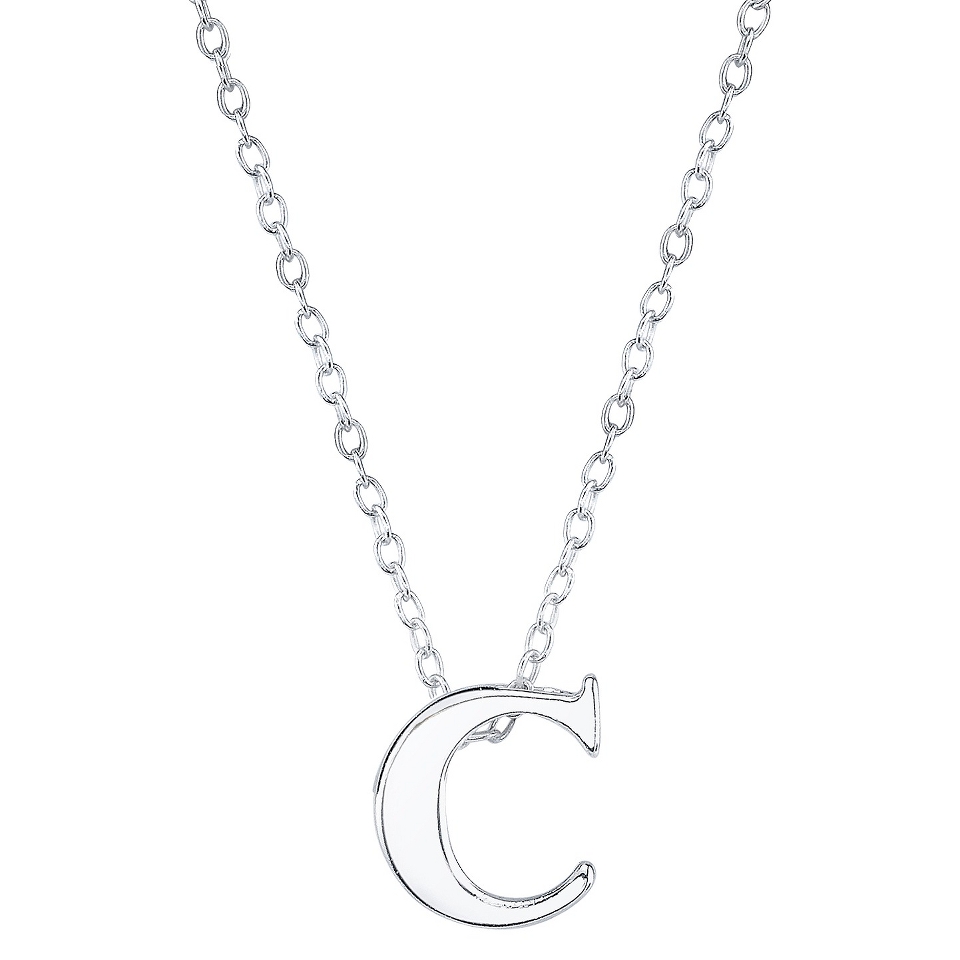 Sterling Small Letter Pendant