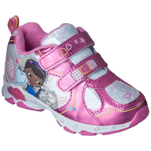 Doc McStuffins Toddler Girl's Sneakers - Pink : Target
