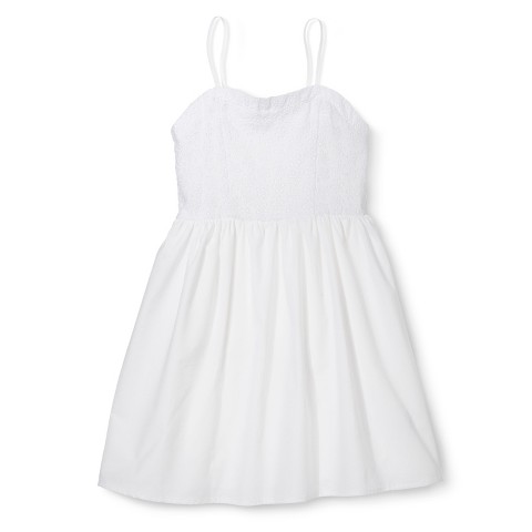 Girls' Sun Dress - Fresh White : Target